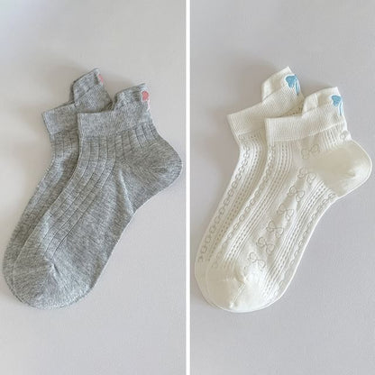 Bow Embroidery Socks Set SpreePicky