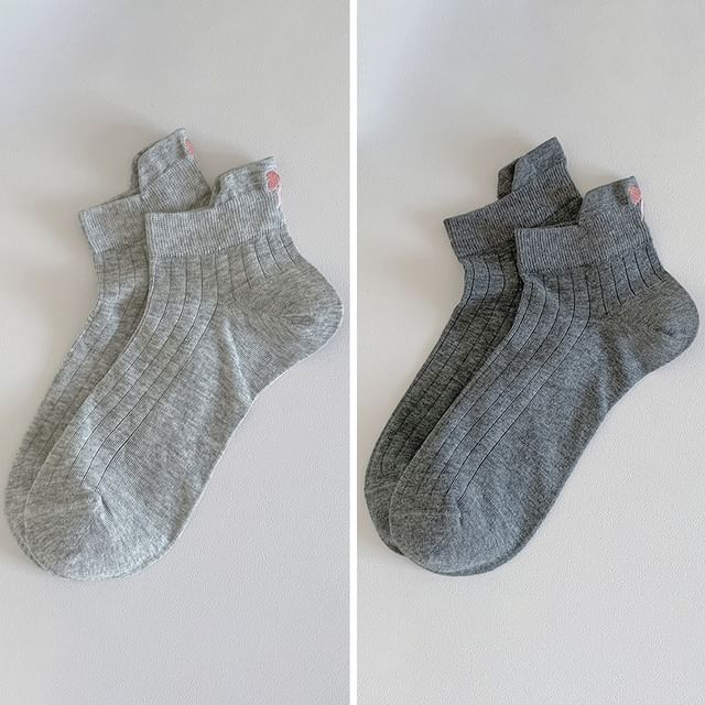 Bow Embroidery Socks Set SpreePicky