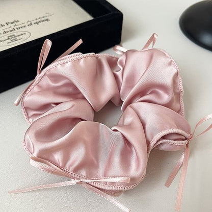 Bow Fabric Scrunchie SpreePicky