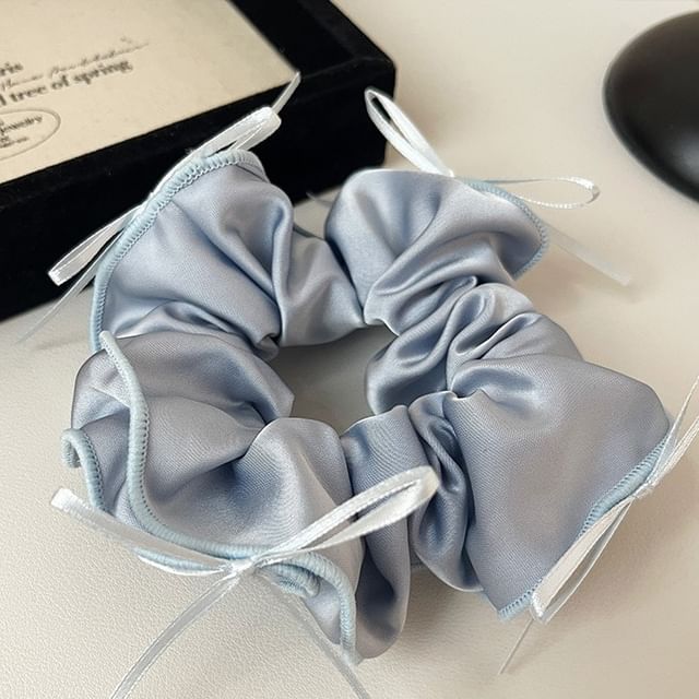 Bow Fabric Scrunchie SpreePicky