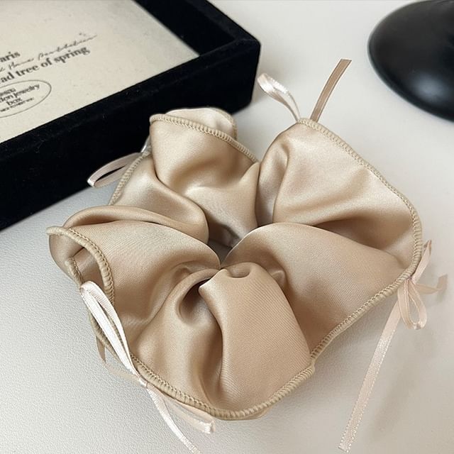 Bow Fabric Scrunchie SpreePicky