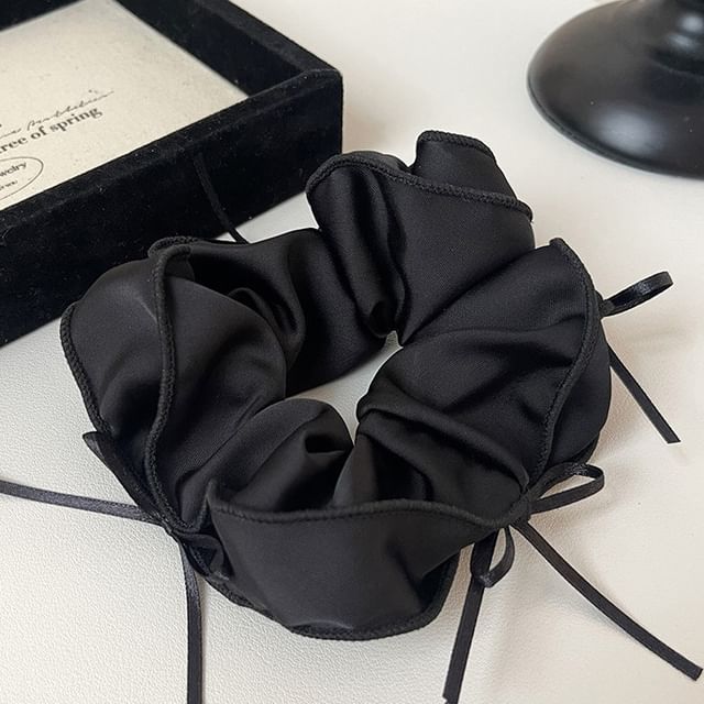 Bow Fabric Scrunchie SpreePicky