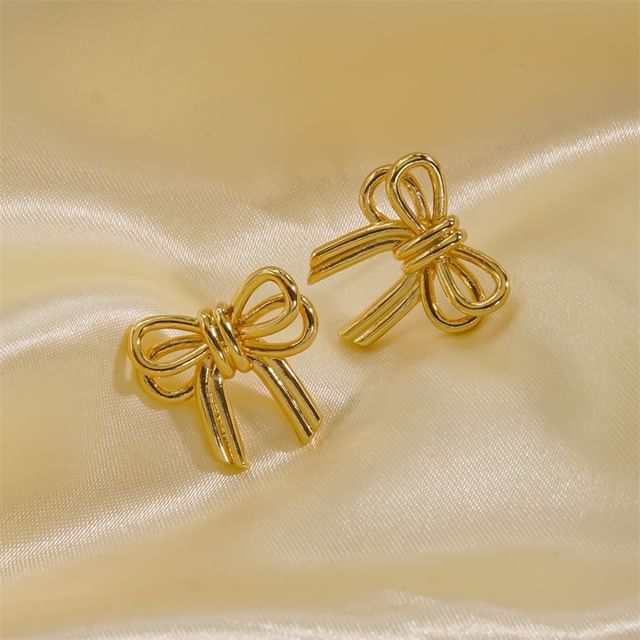 S925 Ribbon Earrings mySite