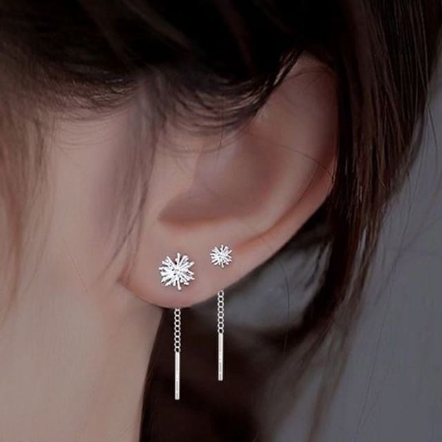 Flake Threader Earring mySite