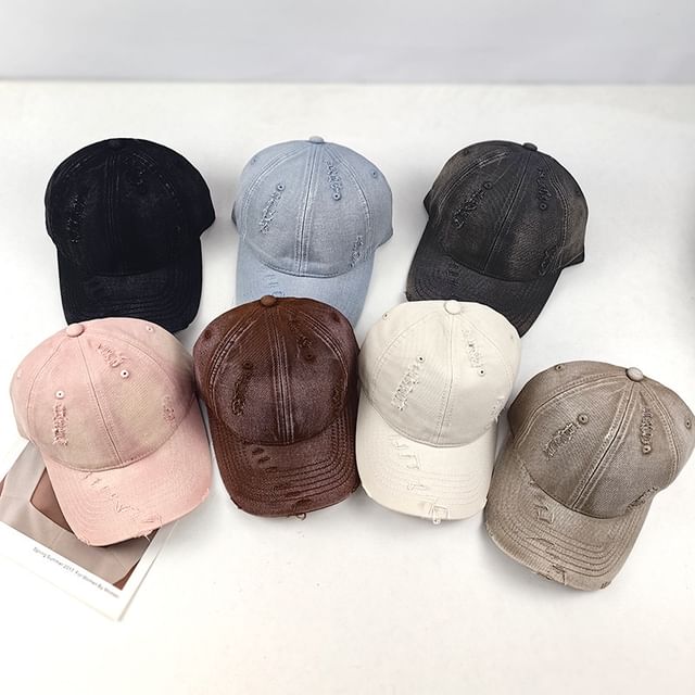 Distressed Baseball Cap SpreePicky