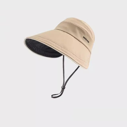 Lettering Embroidered Open Top Sun Hat SpreePicky