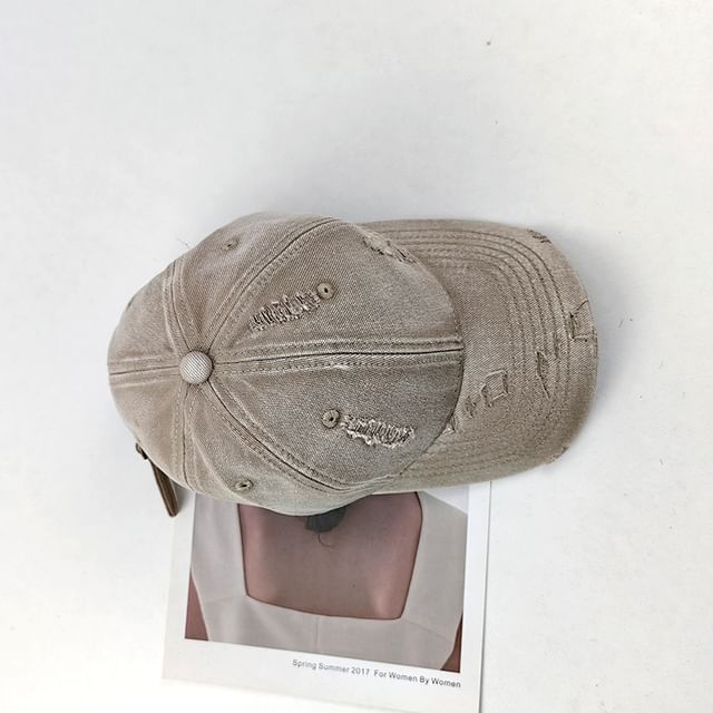 Distressed Baseball Cap SpreePicky