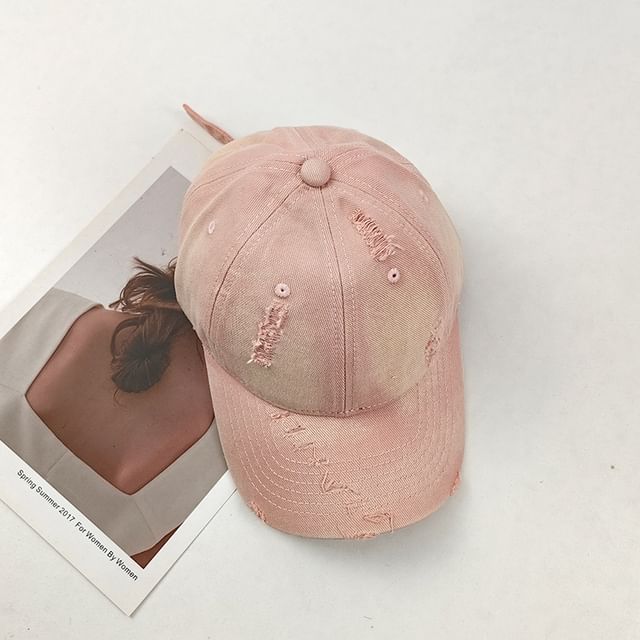 Distressed Baseball Cap SpreePicky