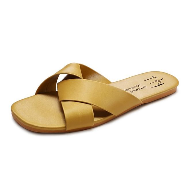 Knotted Slide Sandals SpreePicky