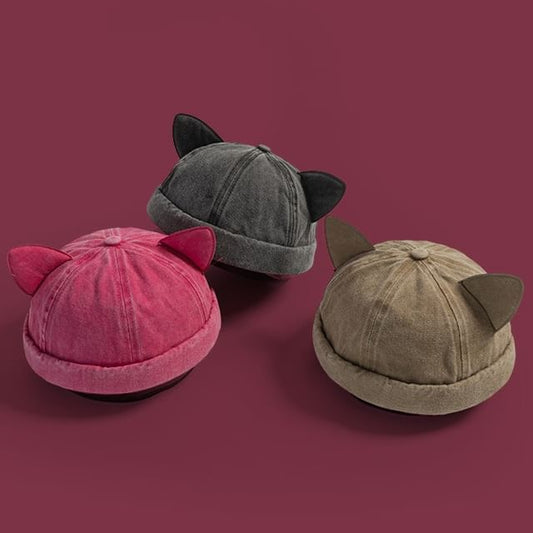 Cat Ear Brimless Hat SpreePicky