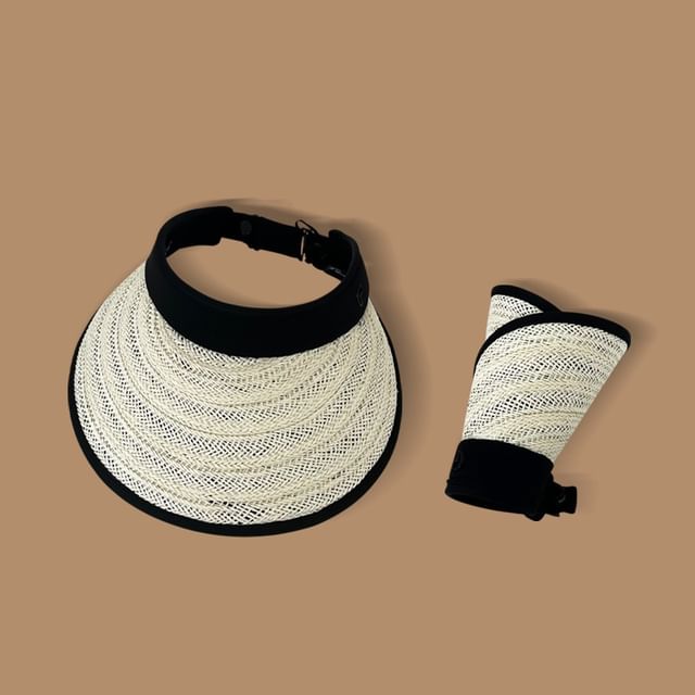 Straw Hat With Wide Brim SpreePicky