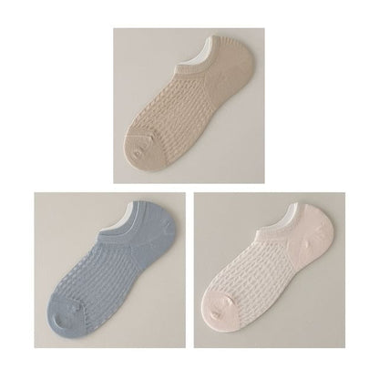 Plain No Show Socks Set SpreePicky