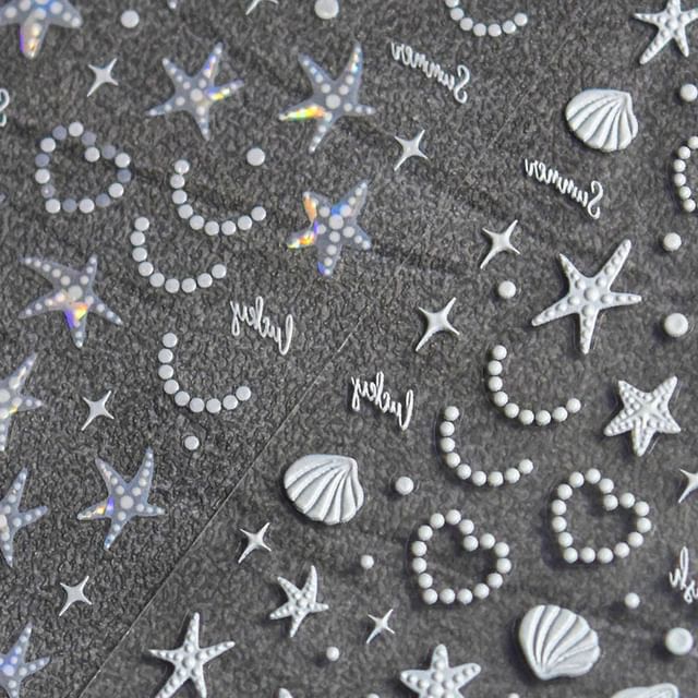 Starfish Nail Art Stickers SpreePicky