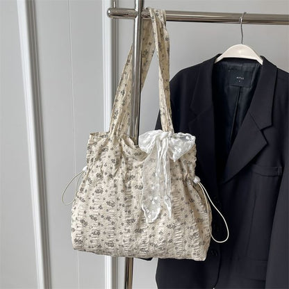 Floral Drawstring Shopper Bag / Neckerchief / Set mySite