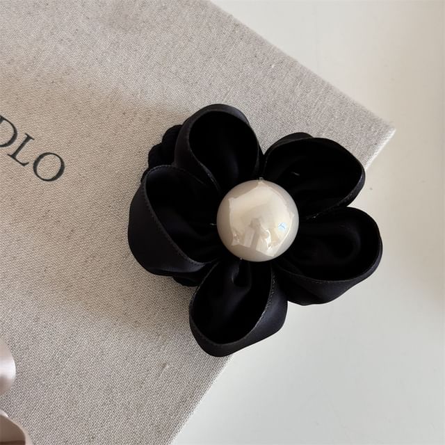 Floral Faux Pearl Hair Tie SpreePicky