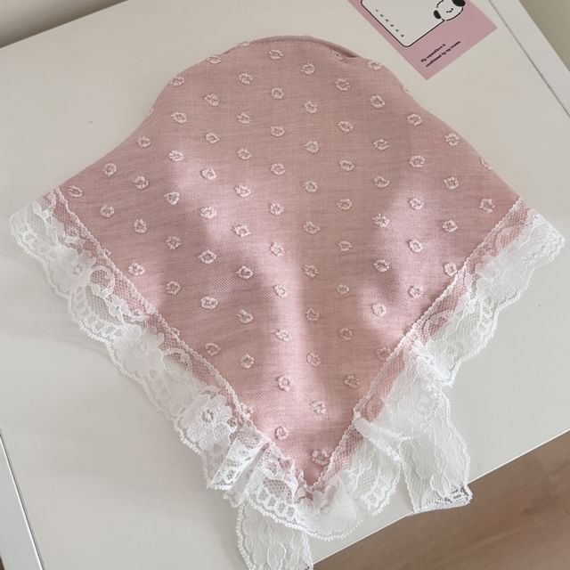 Lace Trim Headscarf SpreePicky