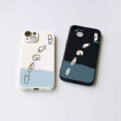 Cat Phone Case - iPhone 15 Pro Max / 15 Pro / 15 Plus / 15 / 14 Pro Max / 14 Pro / 14 Plus / 14 / 13 Pro Max / 13 Pro / 13 / 13 mini / 12 Pro Max / 12 Pro / 12 / 12 mini / 11 Pro Max / 11 Pro / 11 SpreePicky