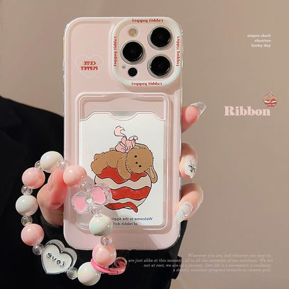 Rabbit Card Holder Phone Case SpreePicky