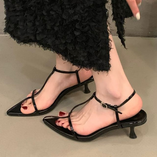 Slingback Kitten Heel Sandals SpreePicky