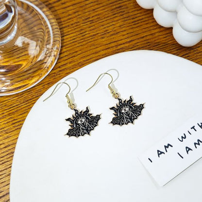 Halloween Bat Alloy Drop Earring SpreePicky