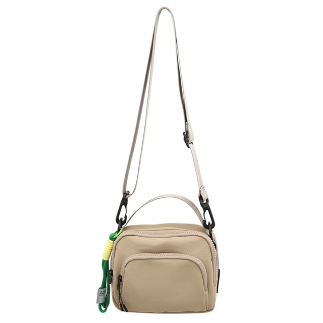 Plain Canvas Crossbody Bag mySite