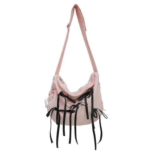 Bow Drawstring Crossbody Bag mySite