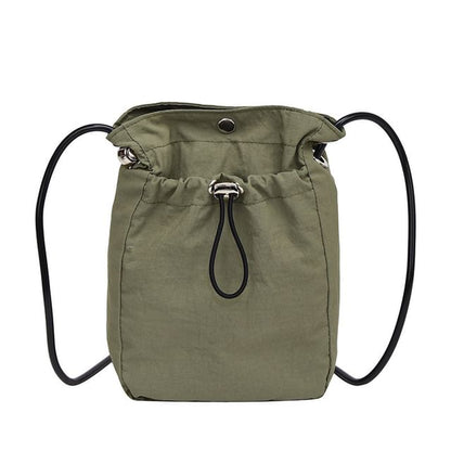 Plain Drawstring Crossbody Bag mySite