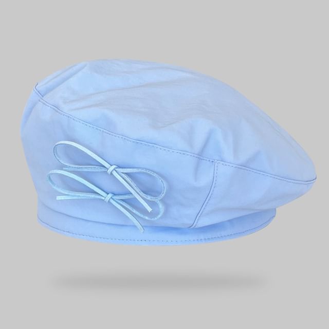 Ribbon Plain Beret SpreePicky