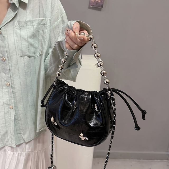 Butterfly Drawstring Chain Crossbody Bag SpreePicky