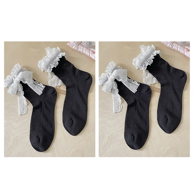 Bow Lace Socks / Set SpreePicky