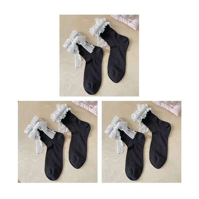 Bow Lace Socks / Set SpreePicky