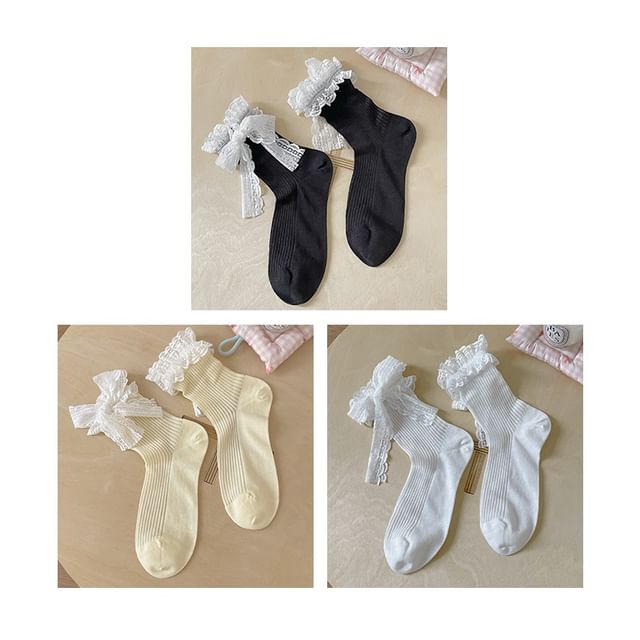 Bow Lace Socks / Set SpreePicky