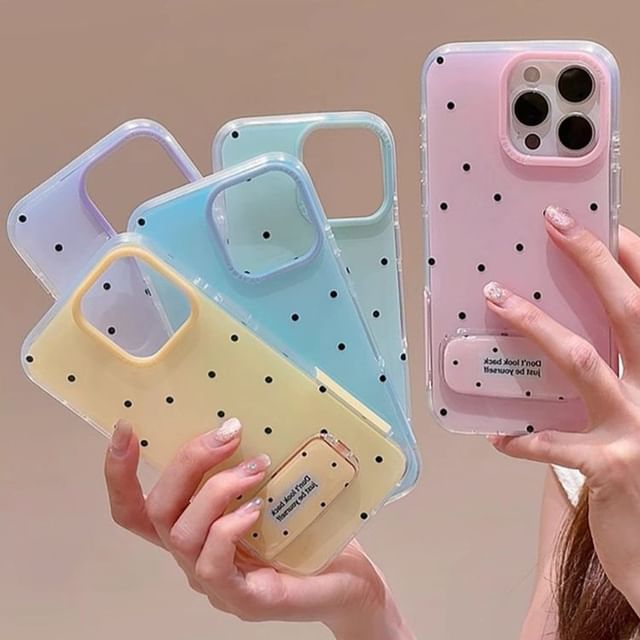 Dotted Phone Case - iPhone 15 Pro Max / 15 Pro / 15 / 14 Pro Max / 14 Pro / 14 / 13 Pro Max / 13 Pro / 13 / 12 Pro Max / 12 Pro / 12 SpreePicky