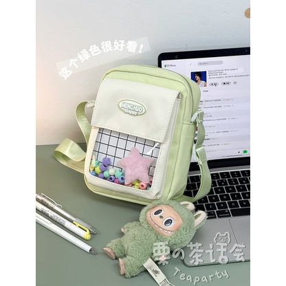 Logo PVC Panel Crossbody Bag / Bag Charm / Set SpreePicky