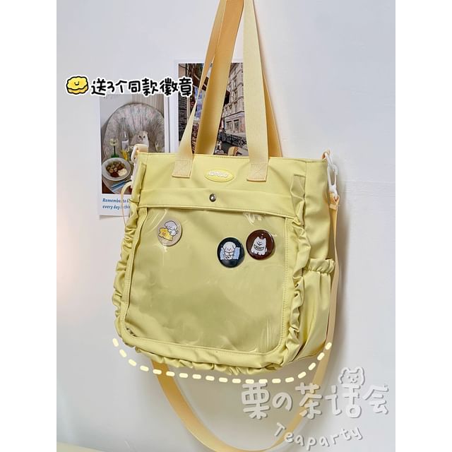 Logo PVC Panel Tote Bag / Bag Charm / Set SpreePicky