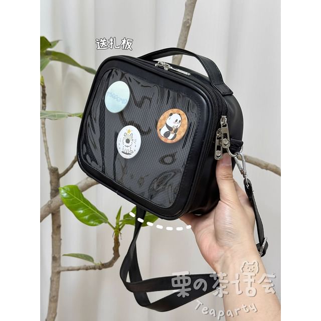 PVC Panel Crossbody Bag / Bag Charm / Set SpreePicky