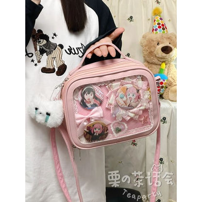 PVC Panel Crossbody Bag / Bag Charm / Set SpreePicky