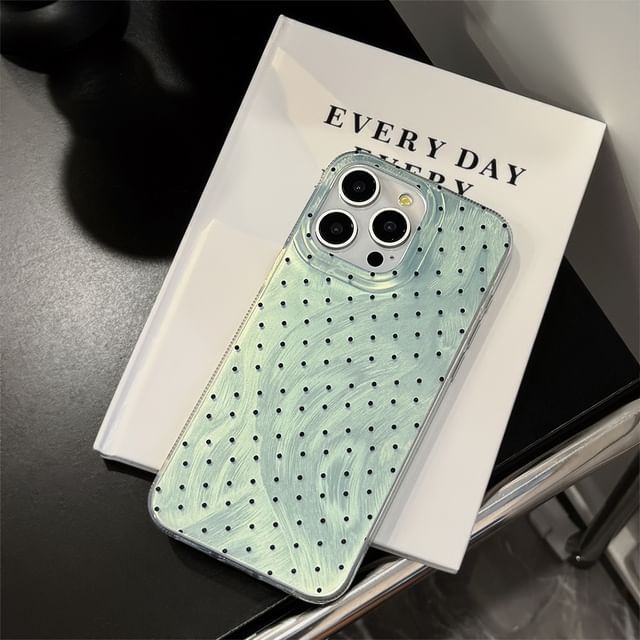 Dotted Phone Case / Strap / Phone Charm Hook / Phone Charm / Set SpreePicky