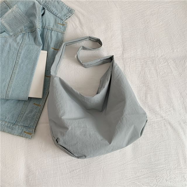 Plain Zip Shoulder Bag SpreePicky