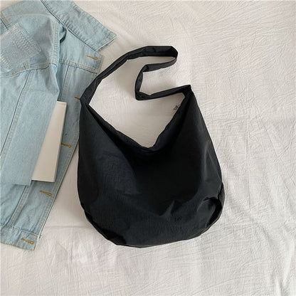 Plain Zip Shoulder Bag SpreePicky