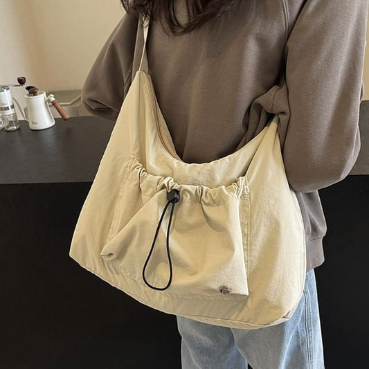 Textile Plain Crossbody Bag mySite