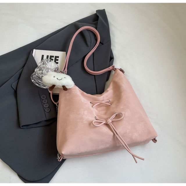 Lace Up Chain Tote Bag SpreePicky