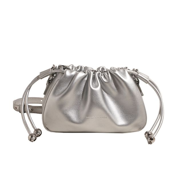 Drawstring Chain Crossbody Bag SpreePicky