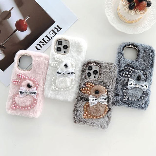 Rabbit Chenille Phone Case SpreePicky