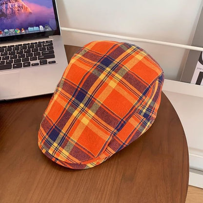 Plaid Flat Cap SpreePicky