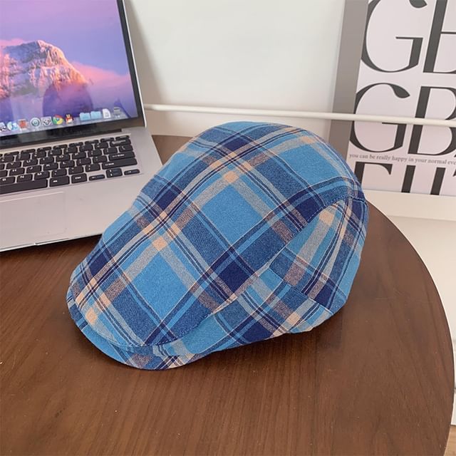 Plaid Flat Cap SpreePicky