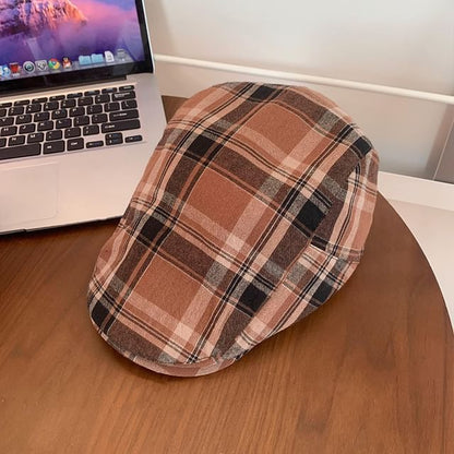 Plaid Flat Cap SpreePicky