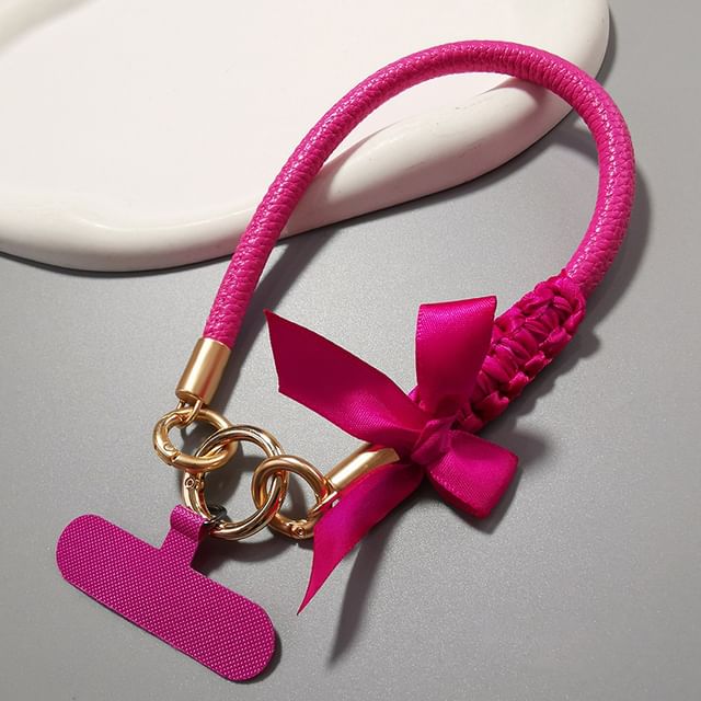 Ribbon Phone Strap with Lanyard Pad SpreePicky