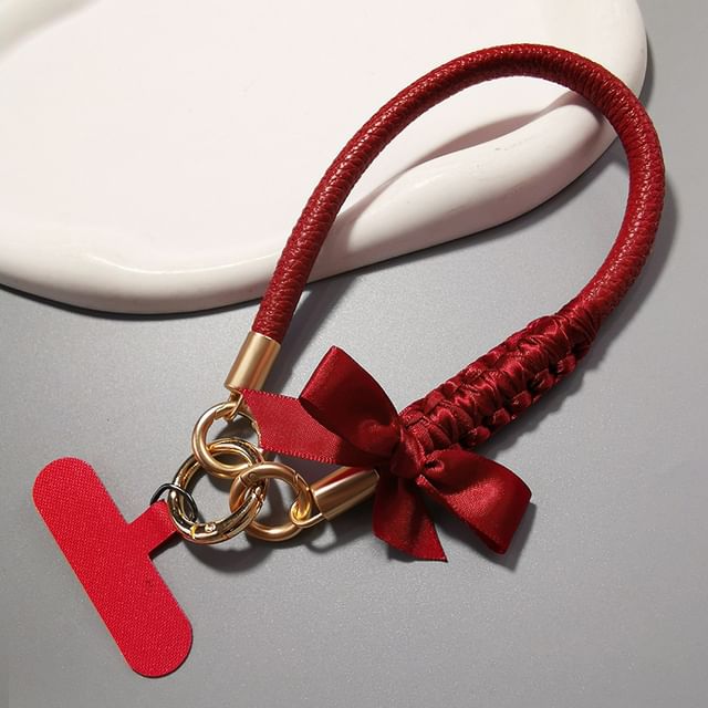 Ribbon Phone Strap with Lanyard Pad SpreePicky