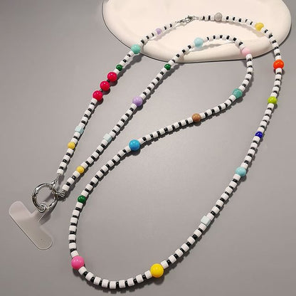 Bead Phone Lanyard with Lanyard Pad SpreePicky